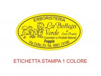 Etichette adesive per erboristerie, cosmetica, cosmesi (mm 45X25)  (cod.15M )